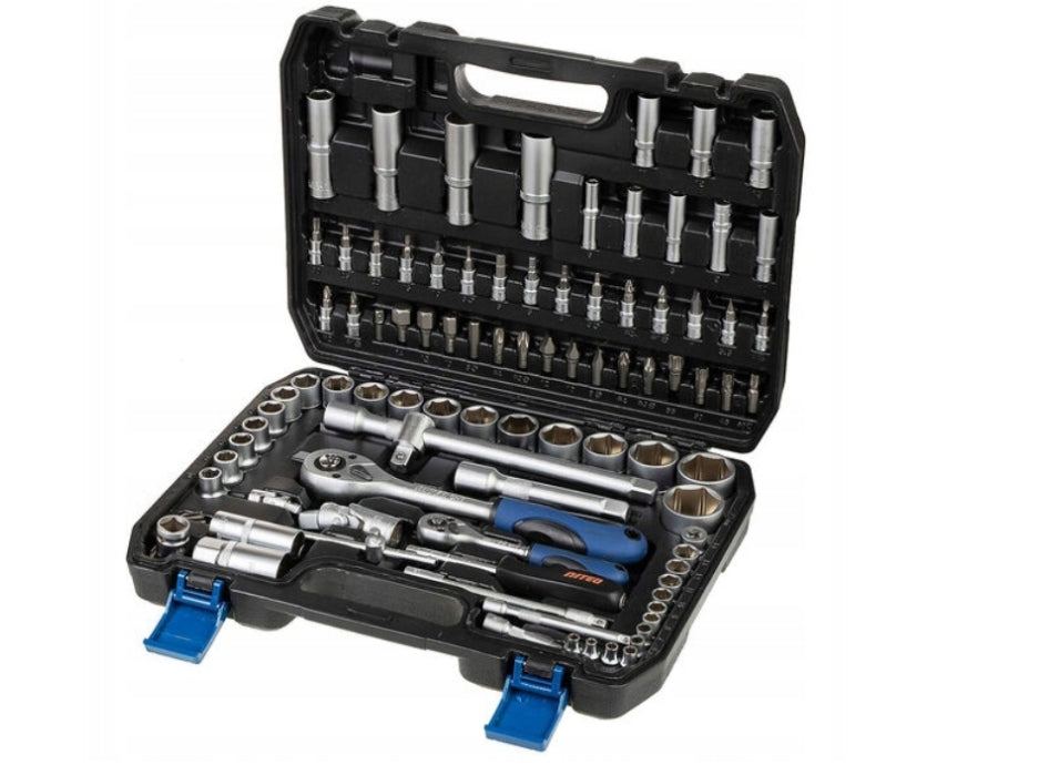SET OF RATCHET WRENCHES WITH THREAD ATTACHMENTS 94 ELEMENTS