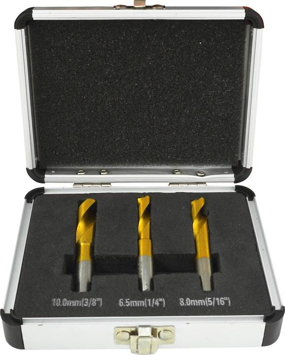 SET OF REAMER DRILL BITS REAMER FOR WELD WELDS CUTTERS 3 EL Brand Verke