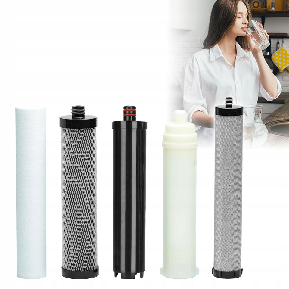 SET OF REPLACEMENT CARTRIDGES FOR 5-PHASE WATER FILTER