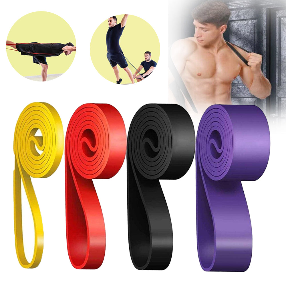 SET OF RESISTANCE BANDS, 4PS RESISTANCE BANDS FOR PULL-UP, STRETCHING