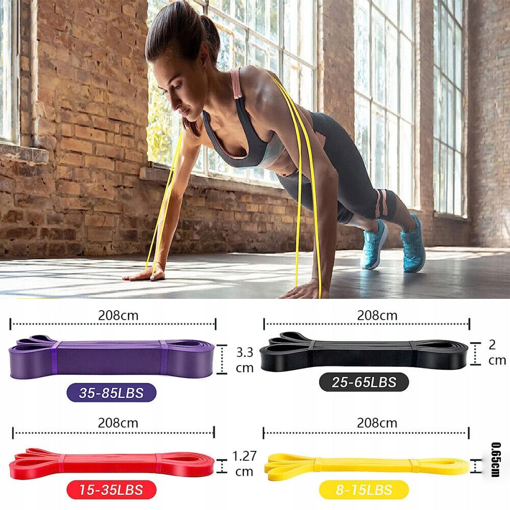SET OF RESISTANCE BANDS FOR PULLING UP 4 LEVELS OF INTENSITY, TAPE TRAINING Brand no brand