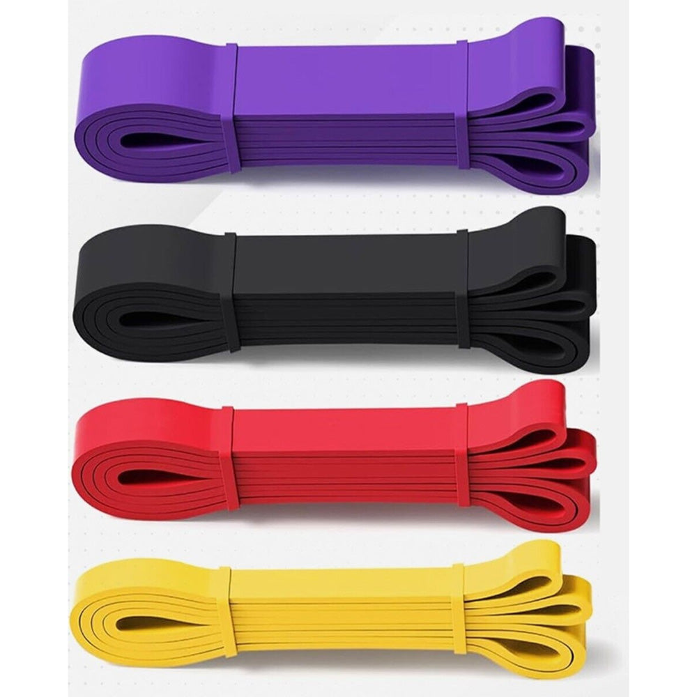 SET OF RESISTANCE RUBBER 4PCS exercises multifunctional durable strength training Packaging status original