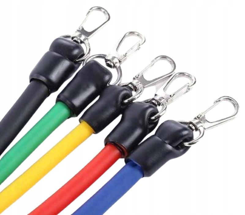 SET OF RESISTANCE RUBBERS FOR EXERCISE SET OF 5 FITNESS RUBBERS REHABILITATION Brand no brand