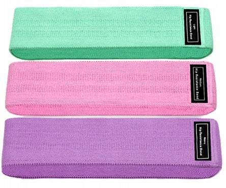 SET OF RESISTANCE RUBBERS RESISTANCE TAPES FOR FITNESS EXERCISE TRAINING 3PCS Brand no brand