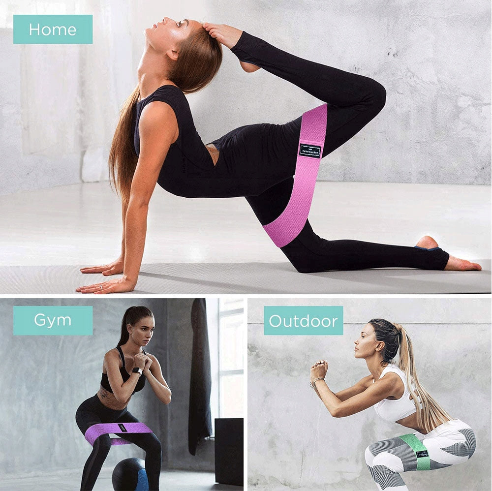SET OF RESISTANCE RUBBERS RESISTANCE TAPES FOR FITNESS EXERCISE TRAINING 3PCS Number of pieces in the set 3