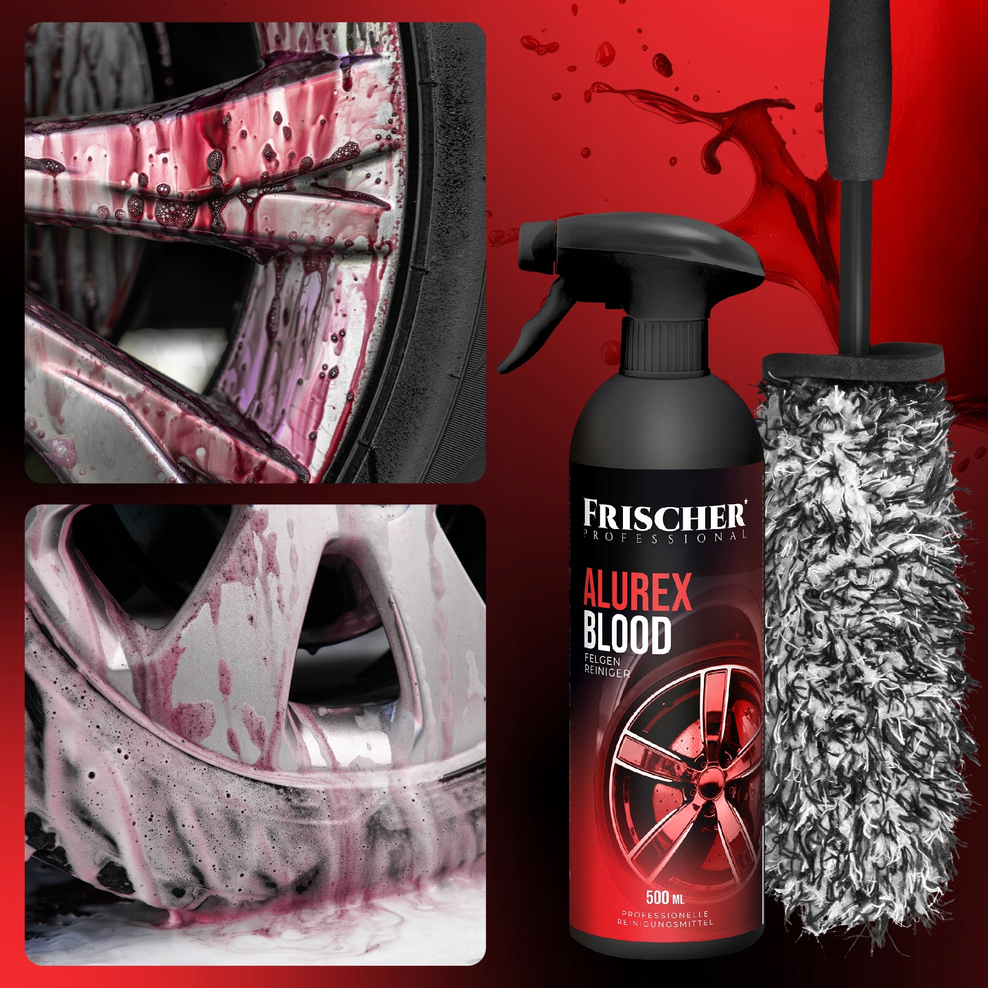 SET OF RIM CLEANER BLOODY RIM 500ml FRISCHER PROFESSIONAL Manufacturer no brand