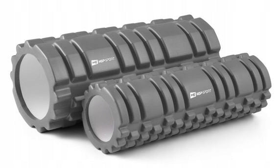 SET OF ROLLERS FOR MUSCLE MASSAGE FOAM EVA GREY HOP-SPORT