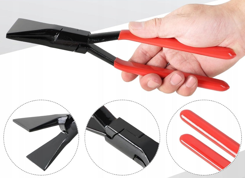 SET OF ROOFING PLIERS TICKS BENDING SHEETS 275MM STRAIGHT BENT 3 pcs. Length 275 mm