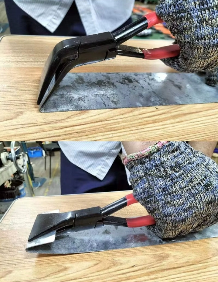 SET OF ROOFING PLIERS TICKS BENDING SHEETS 275MM STRAIGHT BENT 3 pcs. Packaging status original