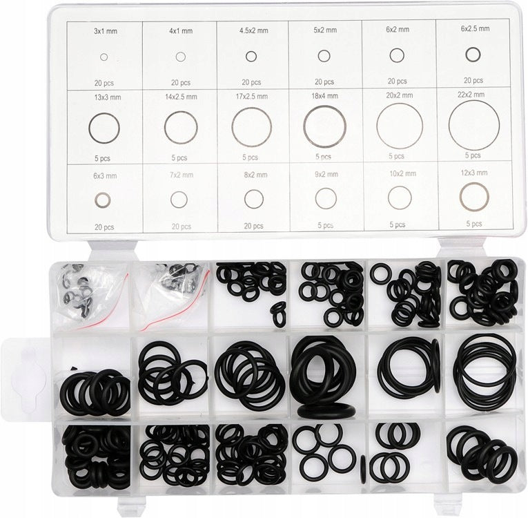 SET OF RUBBER O-RINGS 225 PCS. YT-06877 YATO Brand Yato