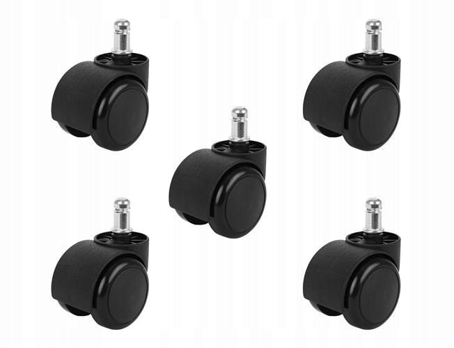SET OF RUBBER WHEELS FOR SWIVEL CHAIR 5 PCS EAN (GTIN) 5906142916306