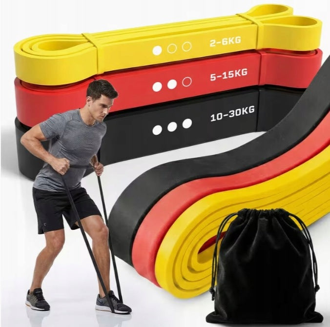 SET OF RUBBERS FOR STRENGTH TRAINING EXERCISES 3x RESISTANCE BANDS FITNES POWERBAND