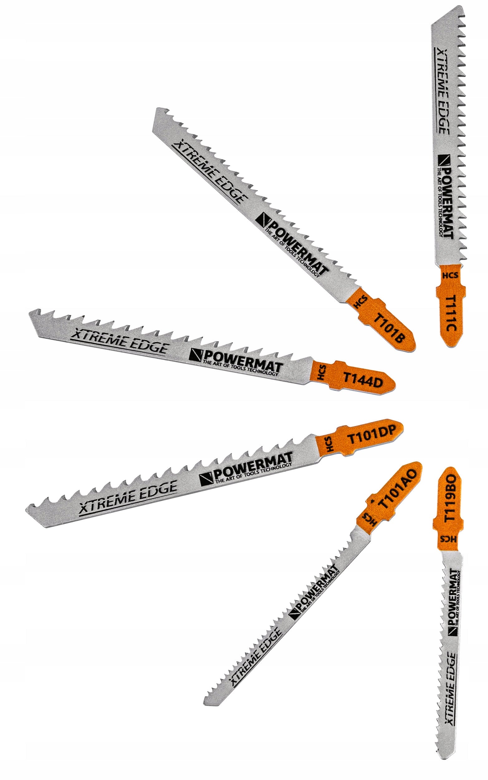 SET OF SAW BLADES FOR JIGSAW 10 PIECES WOOD PLYWOOD PLASTIC Purpose wood fresh wood, branches PVC drywall chipboard synthetic materials others