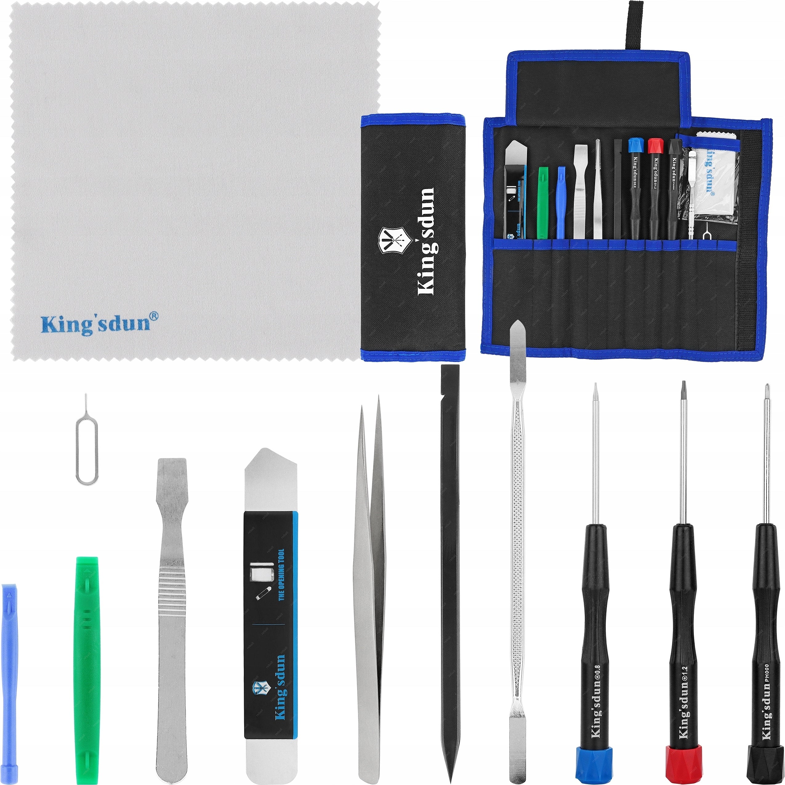SET OF SCREWDRIVER TOOLS HOUSINGS IPAD IPHONE MACBOOK PENTALOBE 0,8 1,2