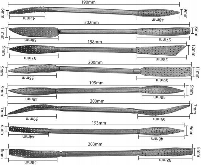 SET OF SMALL precision FILES WOOD FILE SAWMILL SET OF 8pcs. EAN (GTIN) 5906815406233