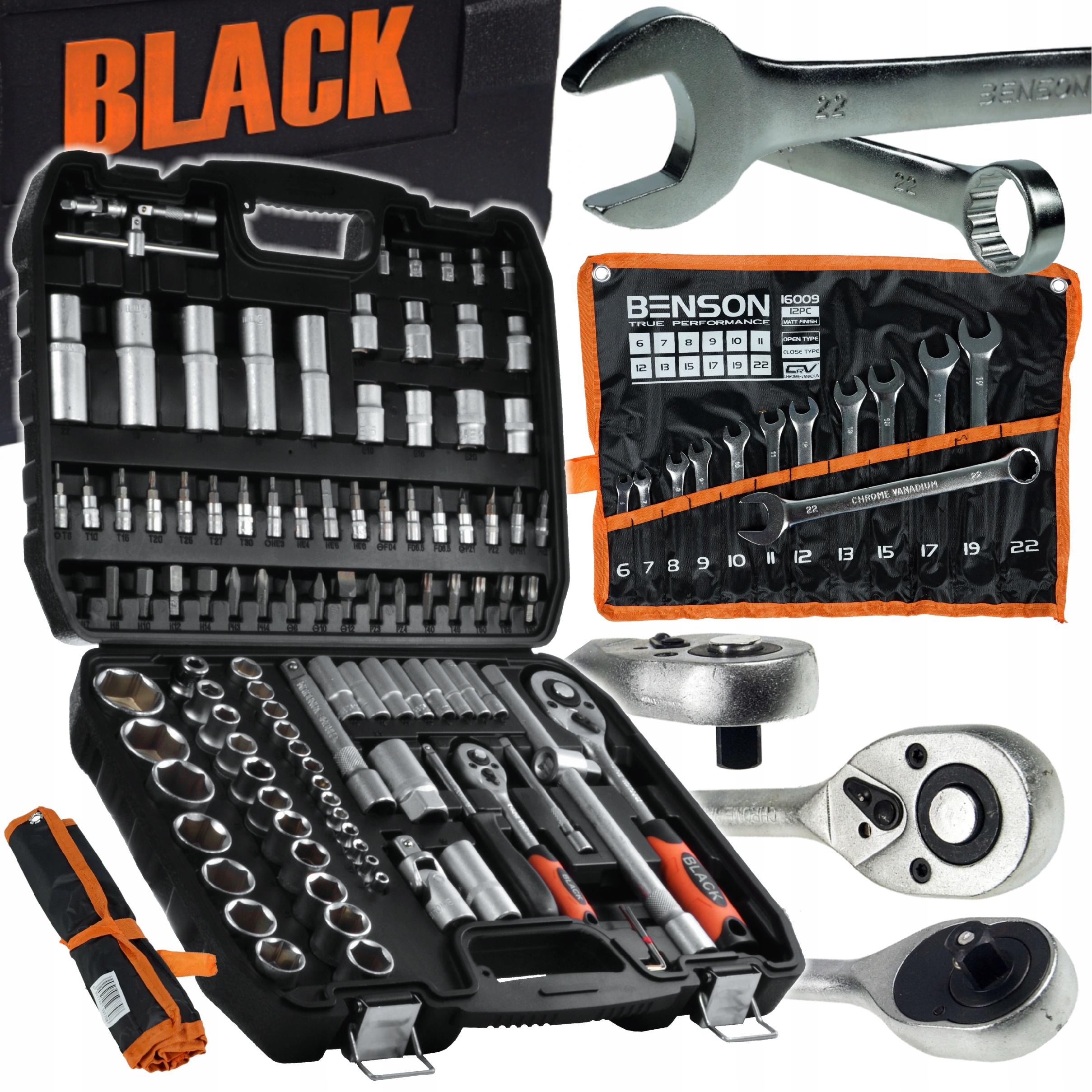 SET OF SOCKET WRENCHES 108el + 6-22 FLAT-EYE PROMO WEEKEND ONLY
