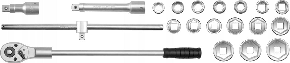 SET OF SOCKET WRENCHES 3/4'' 21CZ YATO YT-1335 Brand Yato