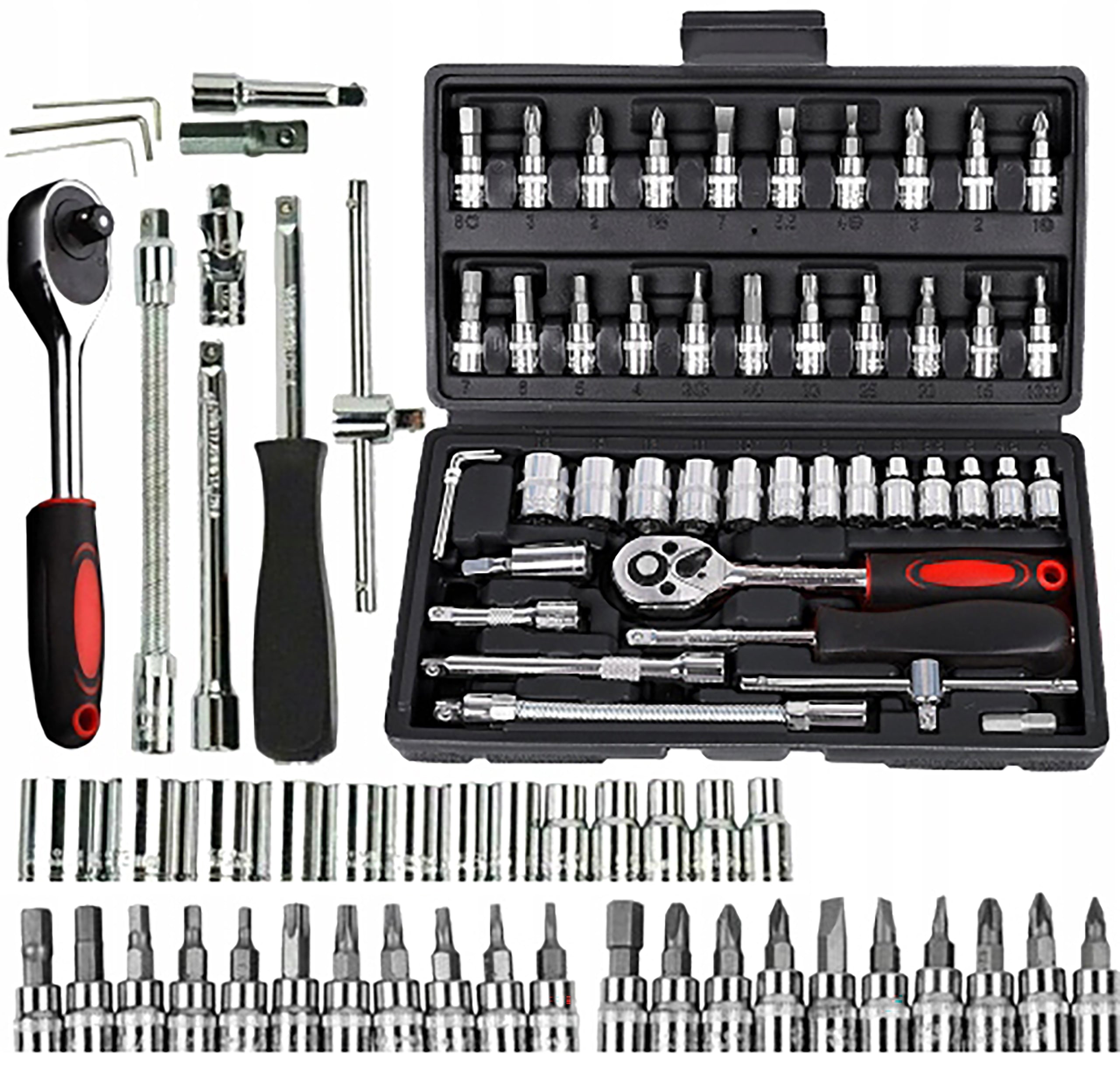 SET OF SOCKET WRENCHES 46 TORX