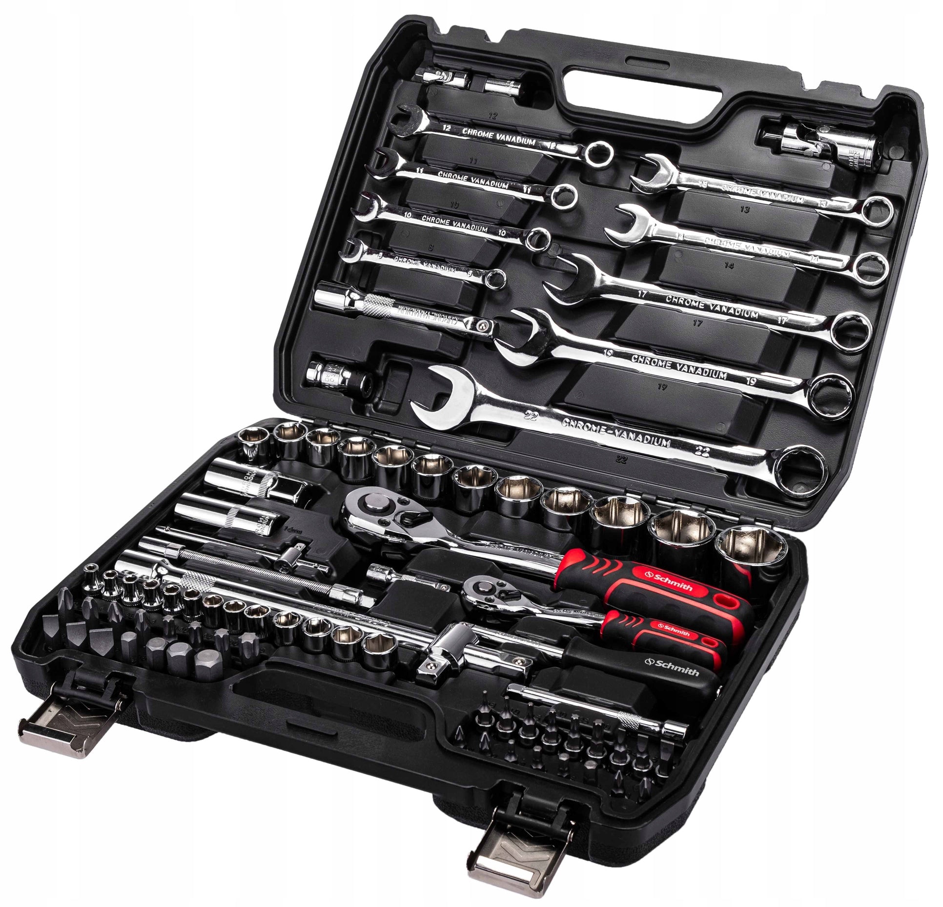 SET OF SOCKET WRENCHES 82pcs SCHMITH SQN-82