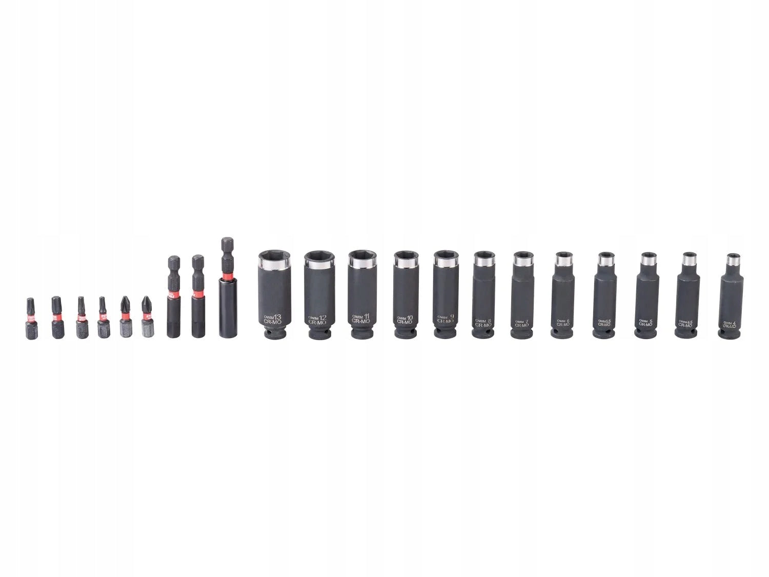 SET OF SOCKET WRENCHES AND BITS PARKSIDE PERFORMANCE SET 21 ELEMENTS Manufacturer code 4066627557521