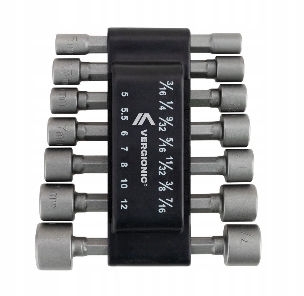 SET OF SOCKET WRENCHES FOR SCREWDRIVER DRILL 14 EL. VERGIONIC Manufacturer code 0350