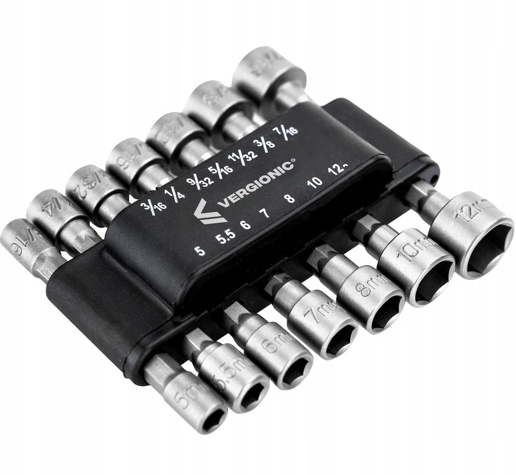 SET OF SOCKET WRENCHES FOR SCREWDRIVER DRILL 14 EL. VERGIONIC