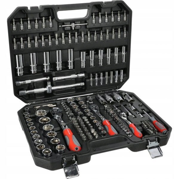 SET OF SOCKET WRENCHES IN CASE 179 ELEMENTS 1/2 3/8 1/4 TORX Proline Manufacturer code 58179