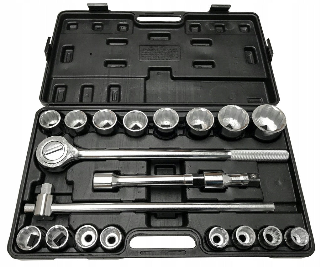 SET OF SOCKET WRENCHES LARGE 3/4 INCH SOCKET WRENCHES 21 EL LARGE TIR CRV Key type socket