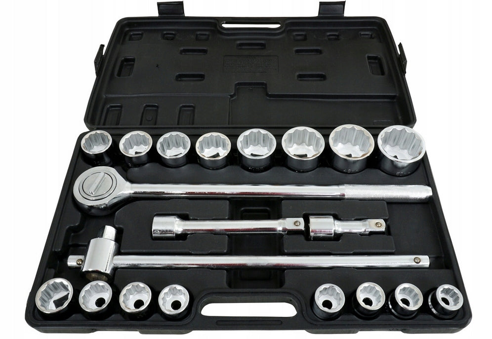 SET OF SOCKET WRENCHES LARGE 3/4 INCH SOCKET WRENCHES 21 EL LARGE TIR CRV Manufacturer code V39076