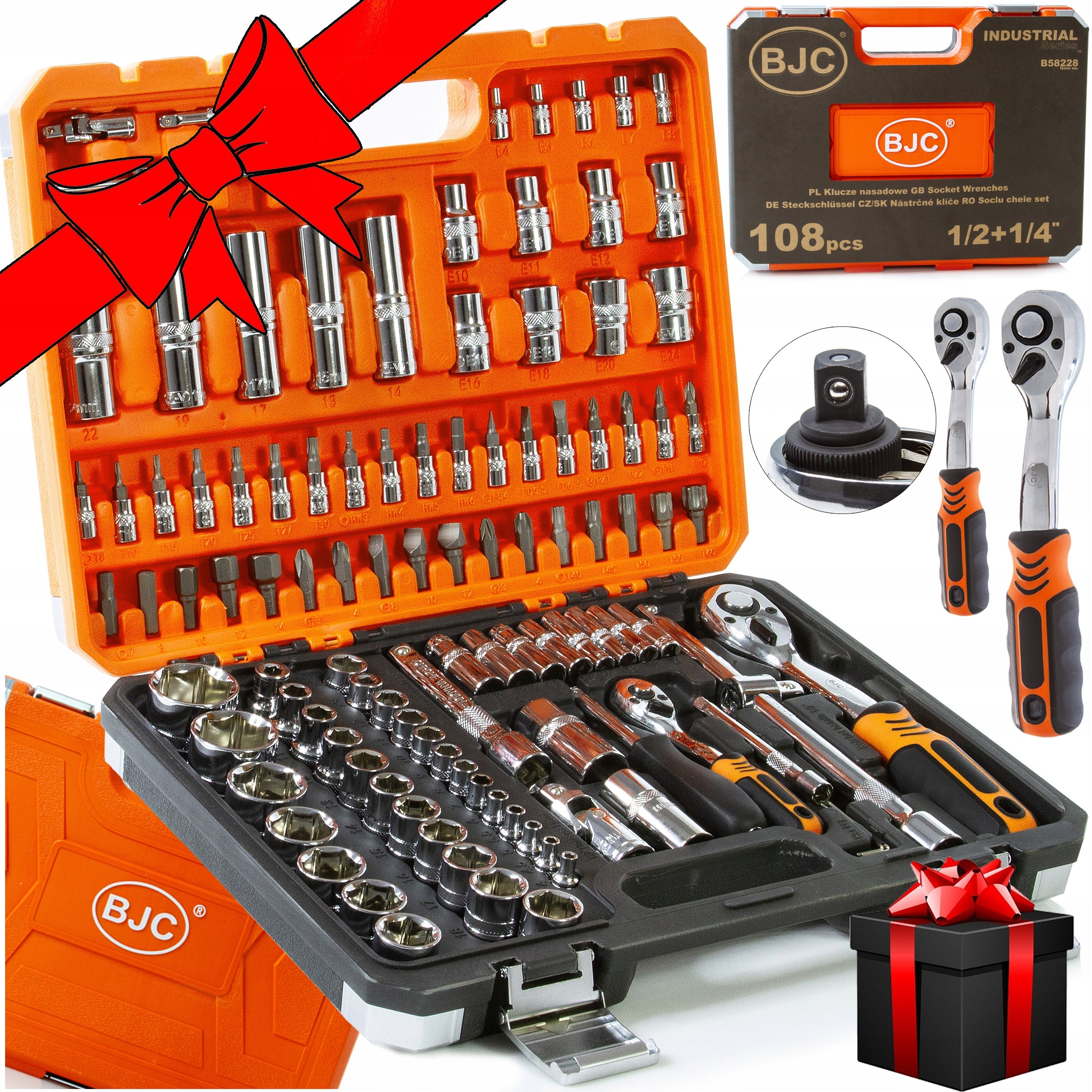 SET OF SOCKET WRENCHES TOOL WRENCHES CAPS 108 for workshop gift