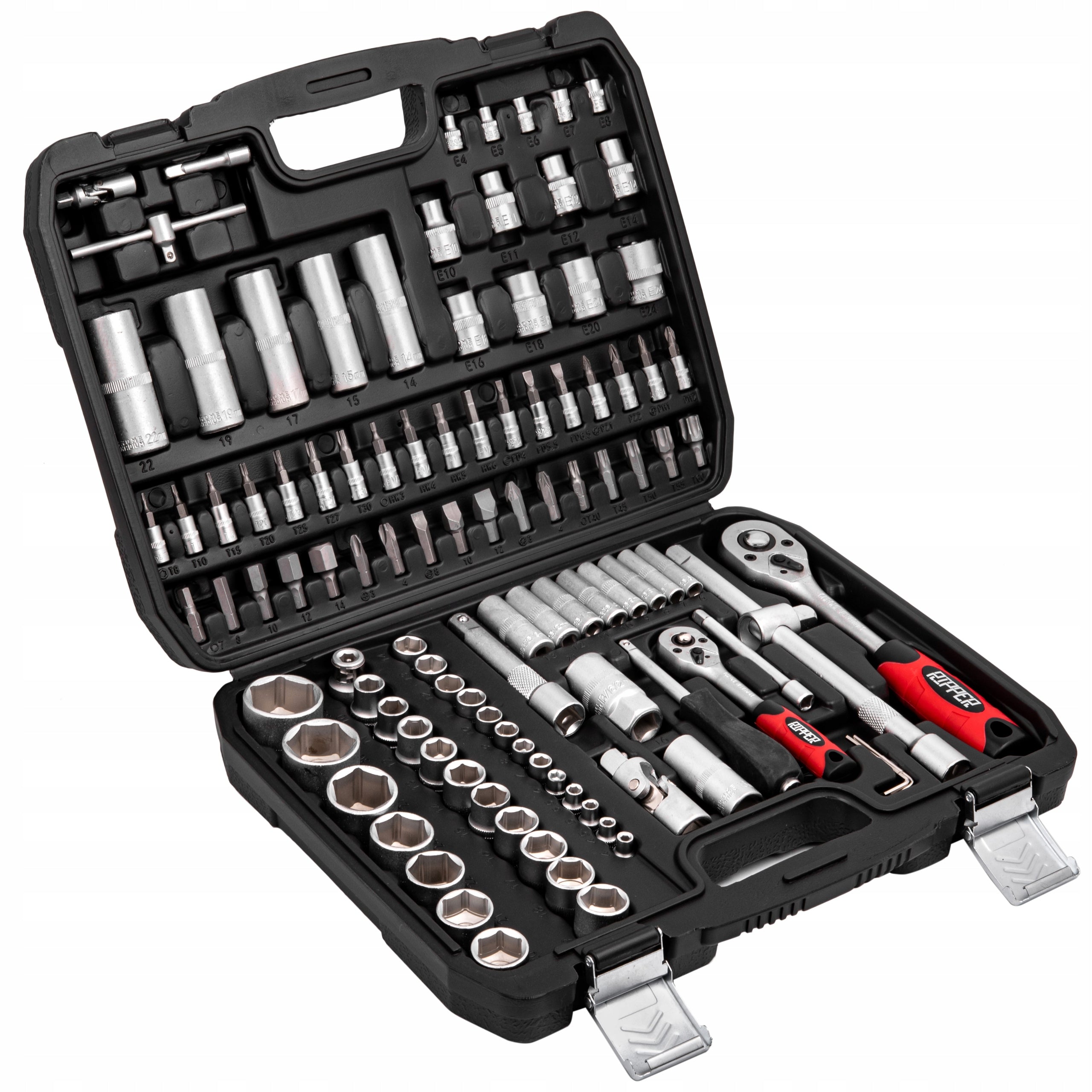 SET OF SOCKET WRENCHES TORX 108 ELEMENTS EAN (GTIN) 5901969102062