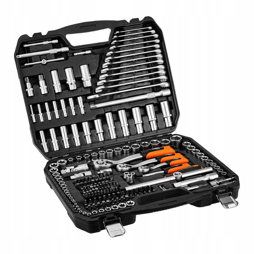SET OF SOCKET WRENCHES WITH TOOL BOX RATCHET SOCKET WRENCHES Manufacturer code 5908035829113
