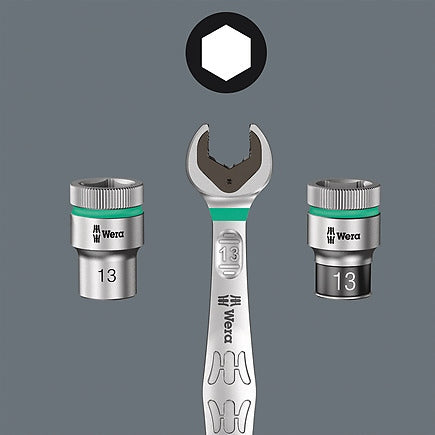 SET OF SOCKET WRENCHES ZYKLOP 1/4'', 9CZ 05005400001 WERA Manufacturer code 2564244
