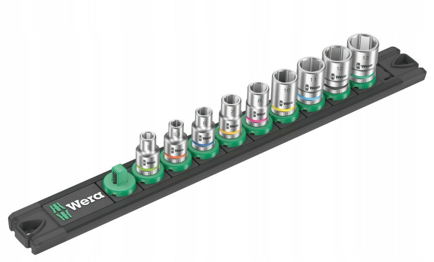 SET OF SOCKET WRENCHES ZYKLOP 1/4'', 9CZ 05005400001 WERA