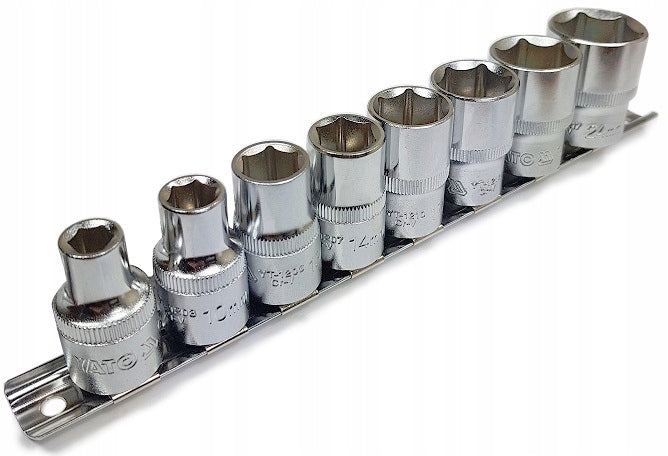 SET OF SOCKETS 1/2'' SHORT SOCKETS 8-24mm YATO Brand Yato