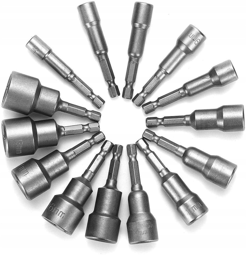 SET OF SOCKETS BITS WRENCHES FOR SCREWDRIVER SOCKET WRENCHES TOOL 14 EL Brand no brand
