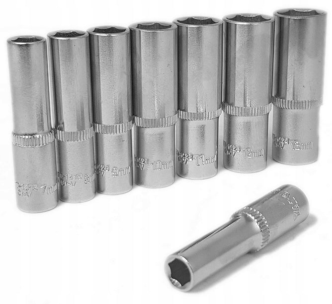 SET OF SOCKETS LONG 1/4'' 6-13MM YATO