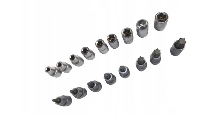 SET OF SOCKETS WRENCHES BITS TORX 1/2 17 EL Manufacturer code FT1728