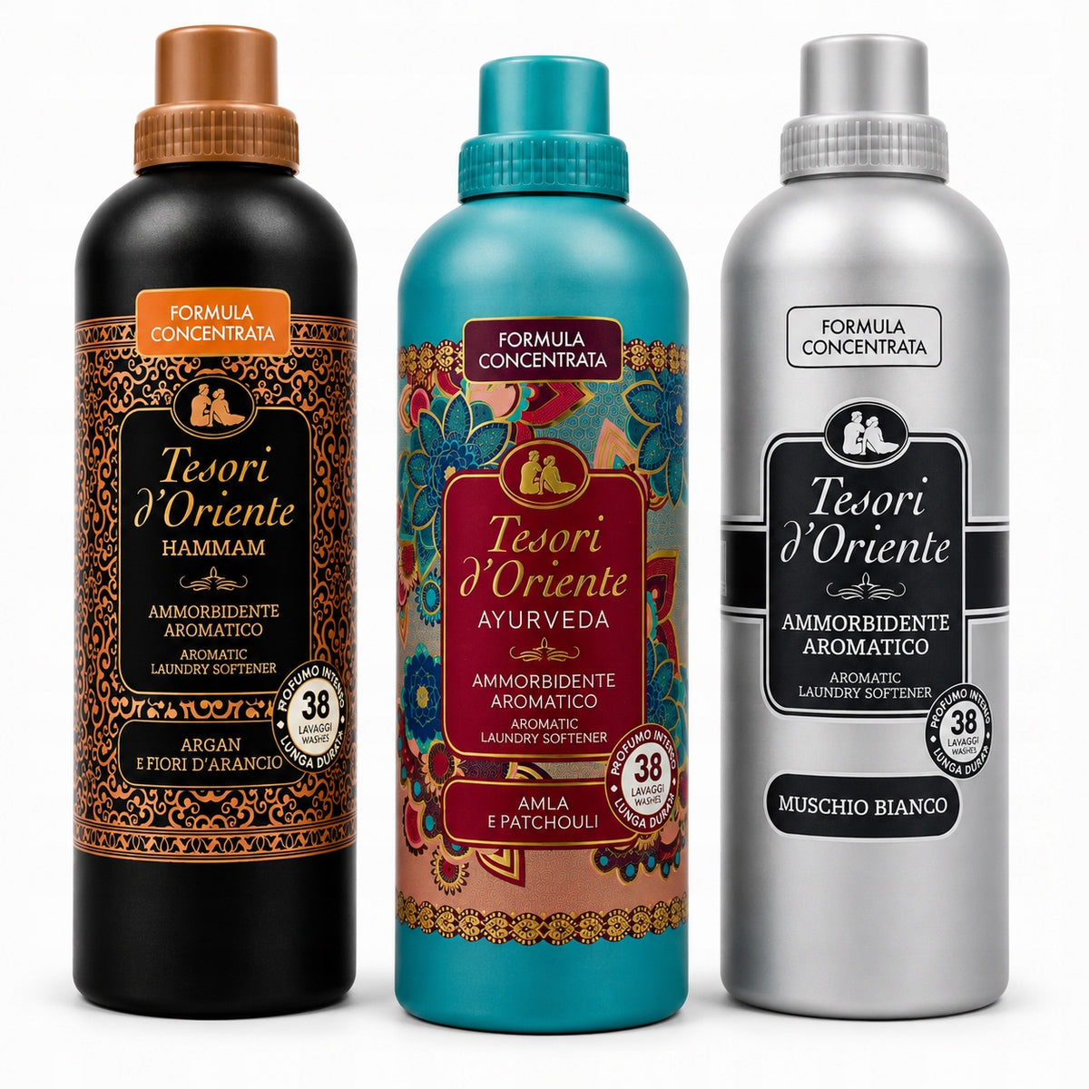 SET OF SOFTENERS Tesori d Oriente 2.3 L 266 washes Relaxing