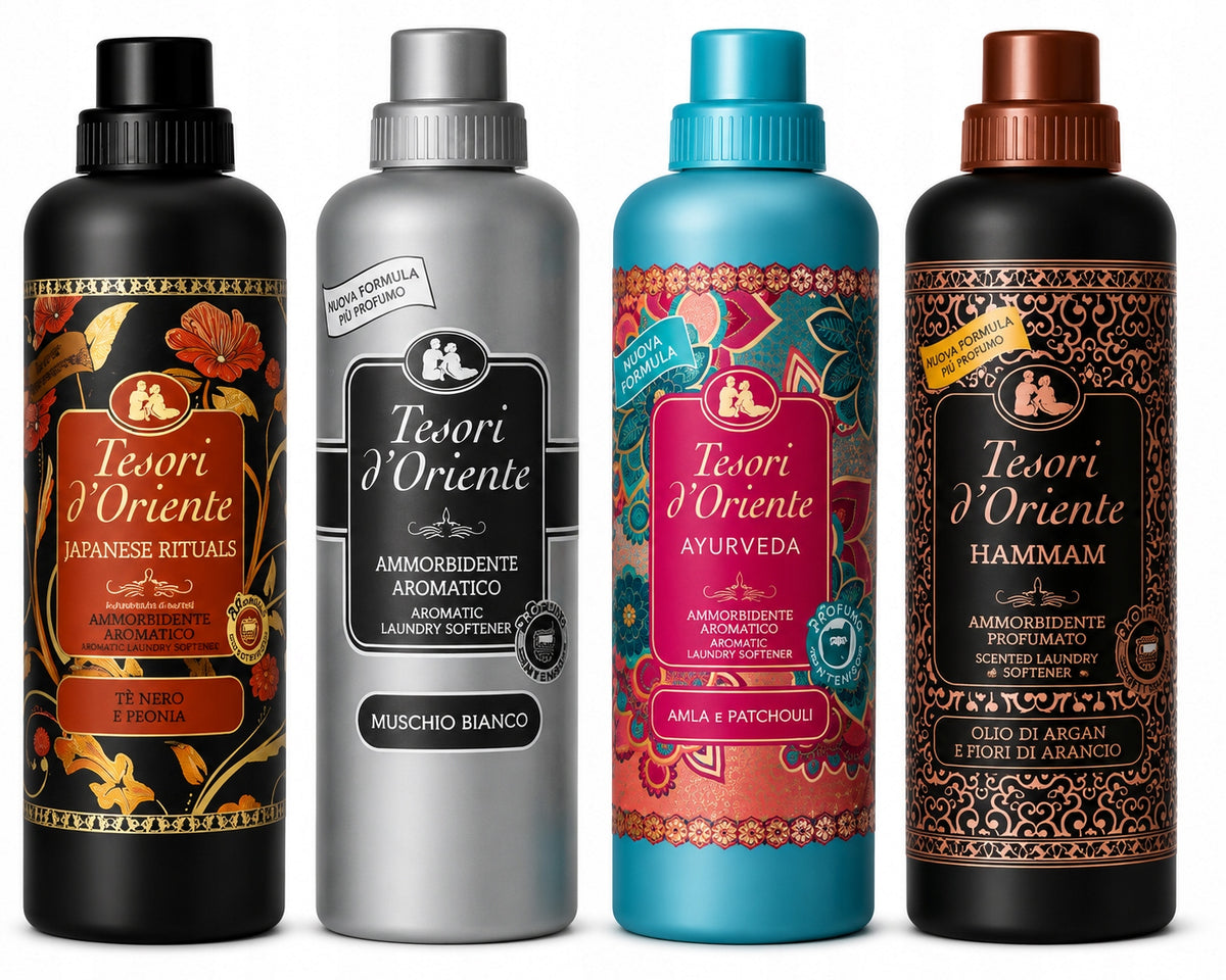 SET OF SOFTENERS Tesori d Oriente 3040 ml 152 washing Concentrate