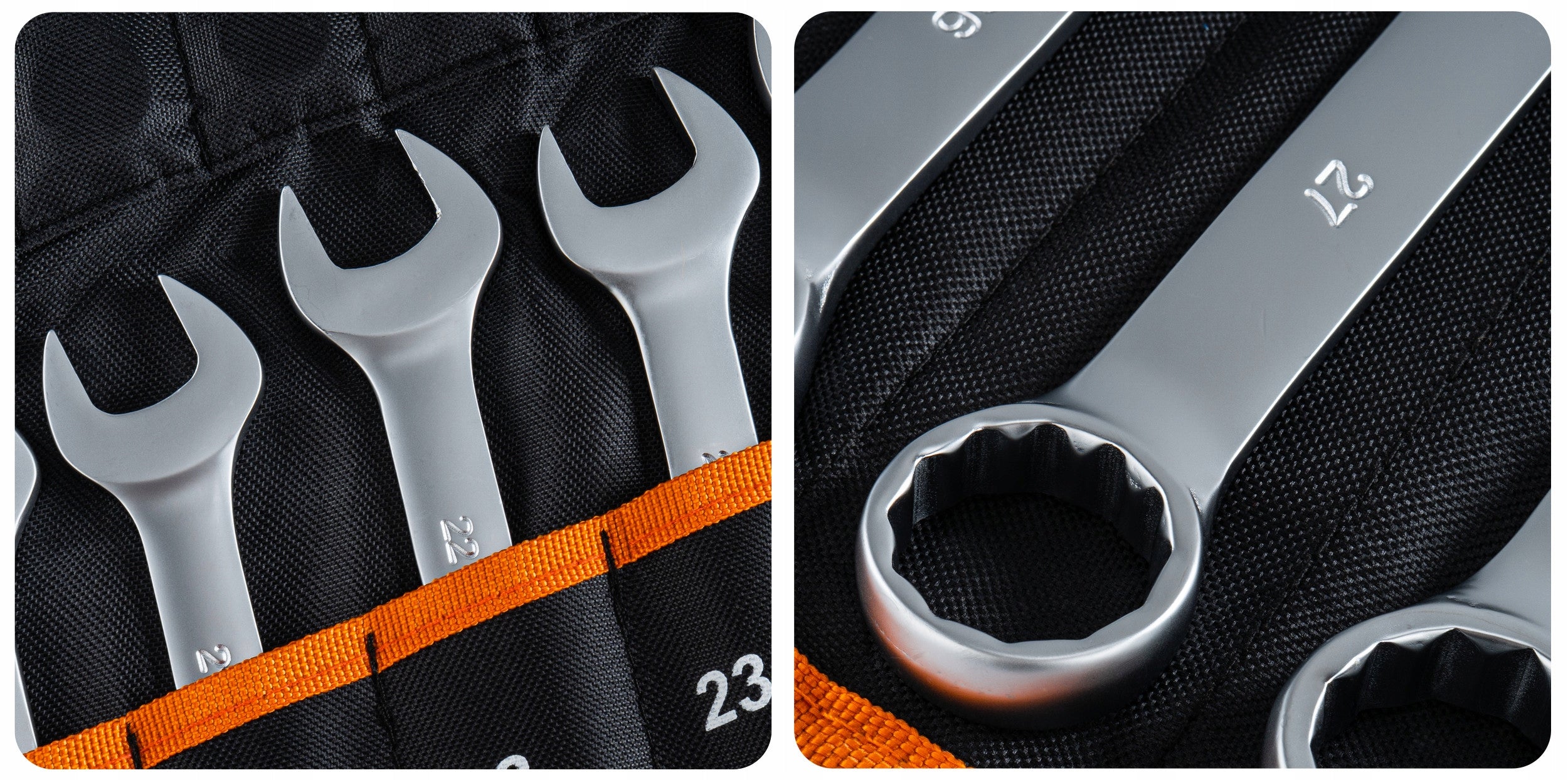 SET OF SPANNER WRENCHES 25 ELEMENTS 6-32MM CrV IN CASE FOR GARAGE Product weight with unit packaging 5 kg