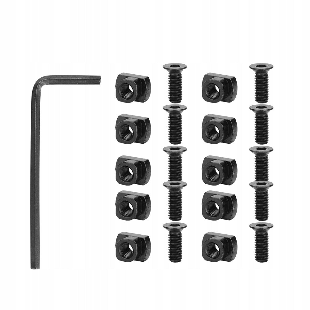 SET OF SPARE M-LOK SCREWS WITH NUTS 10PCS SCREW REPLACEMENT M-LOK NUT