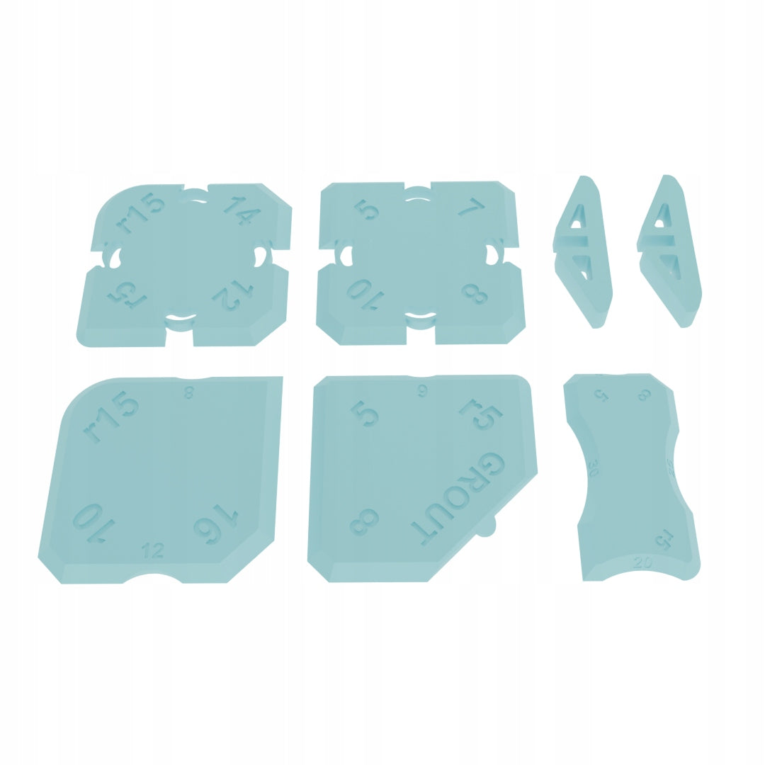 SET OF SPATULAS FOR LAYING SILICONE REMOVAL PROFESSIONAL