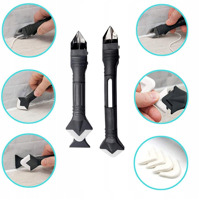 SET OF SPATULAS RUBBER TIPS FOR SILICONE PROFI Number of items in the set 15