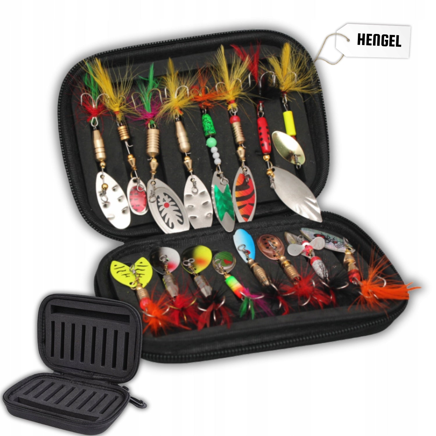 SET OF SPINNER FISHING SPINNERS 16PCS SPINNING LURES