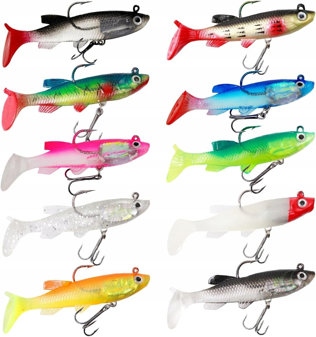 SET OF SPINNING LURES 8 cm PIKE ZANDER GIFT FOR ANGLER