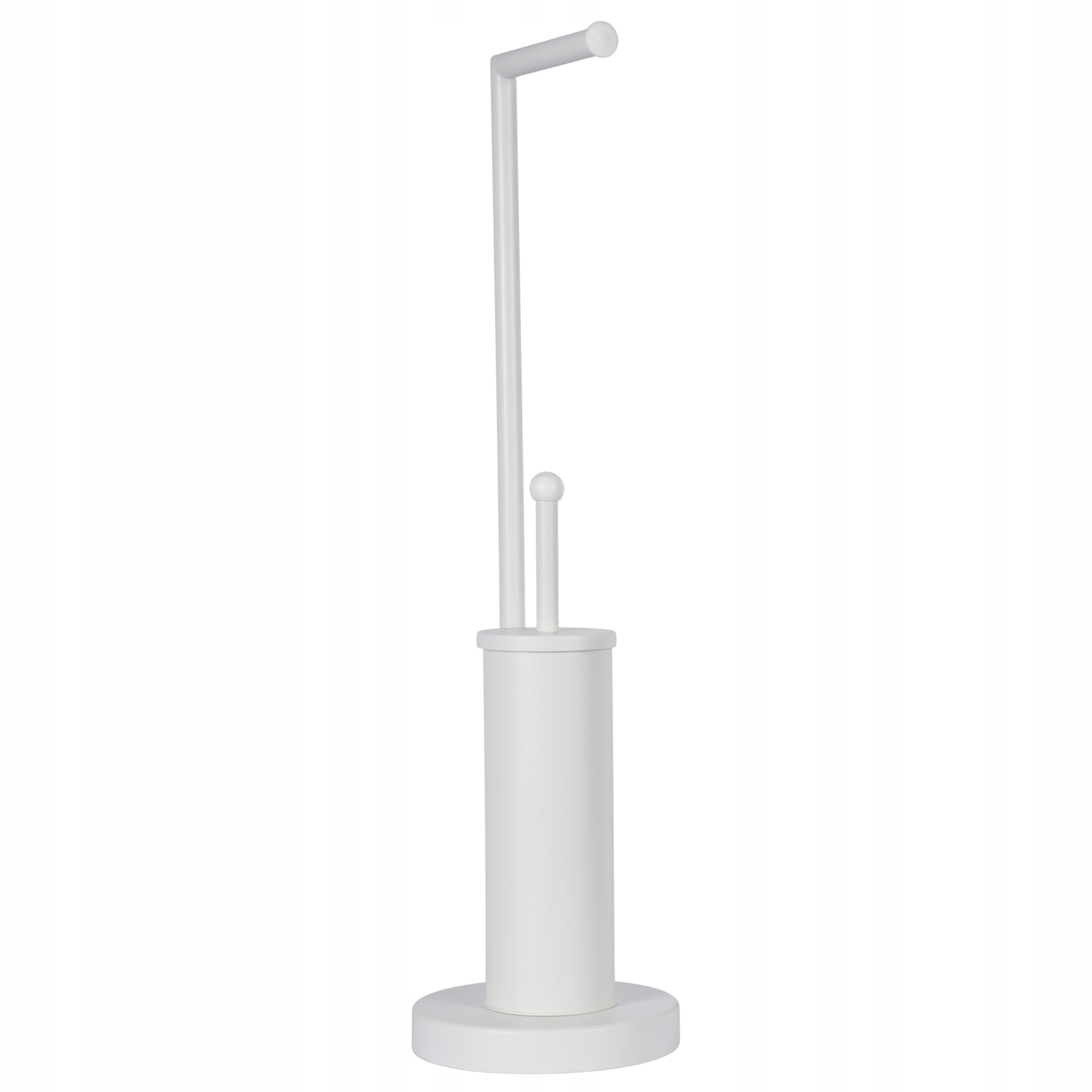 SET OF STAND PAPER HOLDER + WC BRUSH TOILET 104 WHITE DURABLE Packaging status original