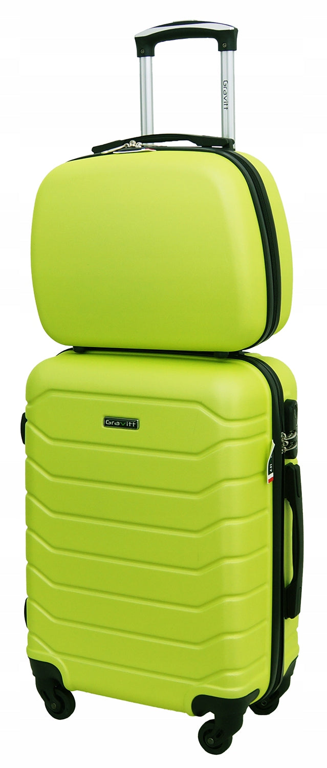 SET OF SUITCASES 2in1 SUITCASE ON WHEELS + CASE GRAVITT 931 WIZZAIR Model 0931