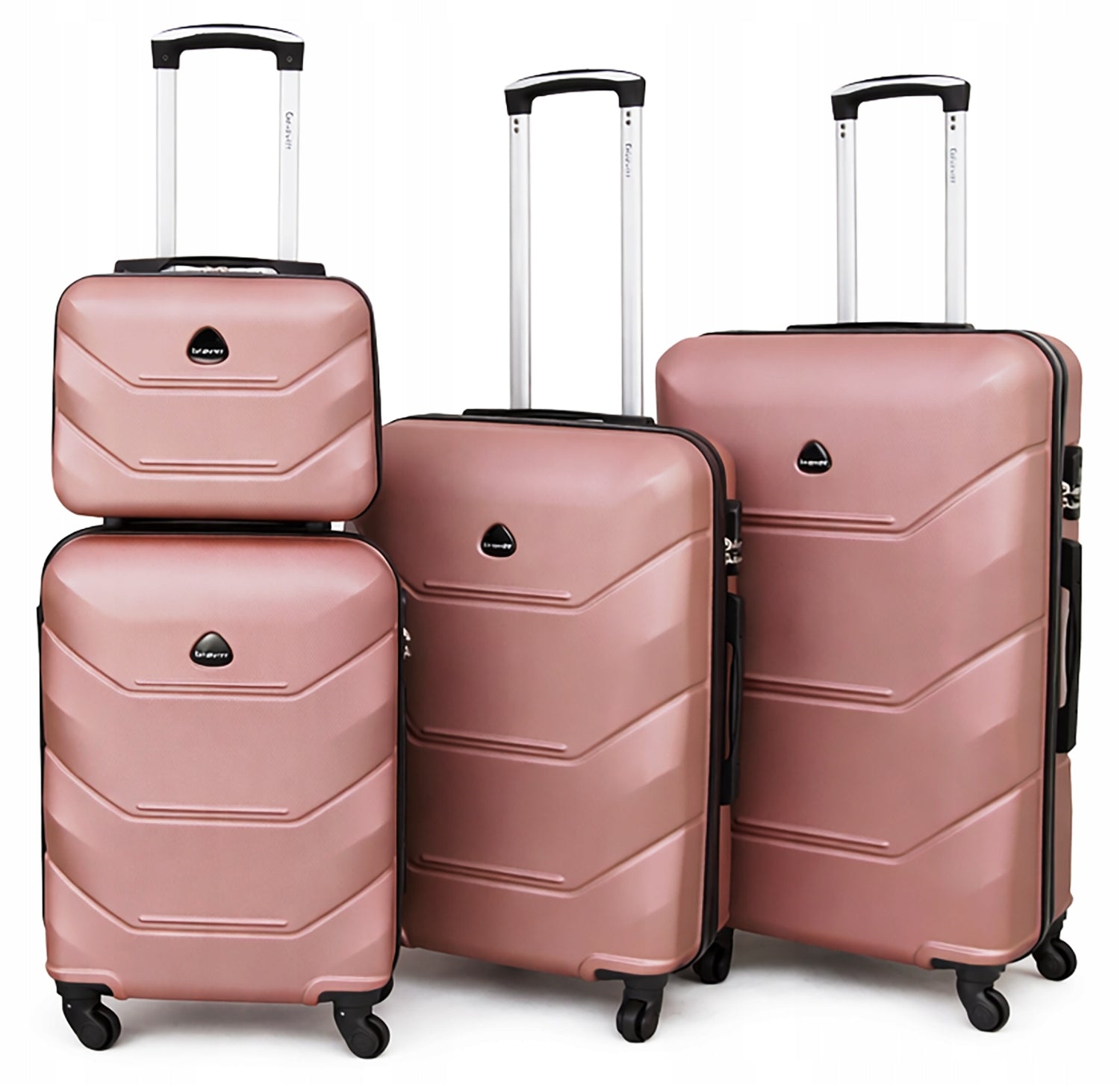 SET OF SUITCASES 4in1 TRAVEL SUITCASE ON WHEELS GRAVITT 955 Model 0955