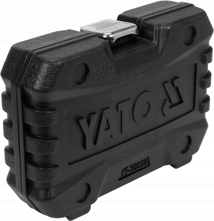 SET OF THROUGH SOCKETS SPLINE 1/4" YT-38650 Product weight with unit packaging 0.975 kg